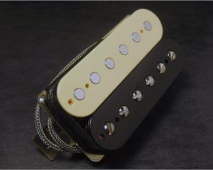 Humbucker guitar pickup in Zebra color